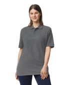 Gildan Unisex Midweight Double Pique Polo G858 CHARCOAL Pocket