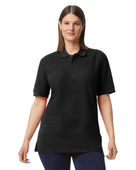 Gildan Unisex Midweight Double Pique Polo G858 BLACK Pocket