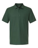 Gildan Unisex Midweight Double Pique Polo G858 Forest Green Pocket