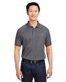 Harriton Men's Charge Snag And Soil Protect Polo M208 DARK CHARCOAL Pocket