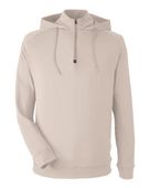 Swannies Golf Men's Vandyke Quarter-Zip Hooded Sweatshirt SWV600 TAN Pocket