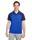 Team 365 Men's Command Snag-Protection Colorblock Polo TT21C SP ROYL/ S DK NV Pocket