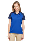 Team 365 Ladies' Command Snag-Protection Colorblock Polo TT21CW SP ROYL/ S DK NV Pocket