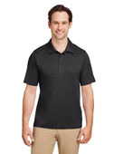 Team 365 Men's Zone Sonic Heather Performance Polo TT51H BLACK HEATHER Pocket