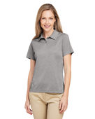 Team 365 Ladies' Zone Sonic Heather Performance Polo TT51HW ATHLETIC HEATHER Pocket