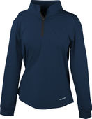 Easton Women's 1/4 Zip Performance Pullover EATECH NAVY Pocket