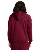 Under Armour Men's Rival Fleece Full-Zip Hoodie 1379767 625 - CARDINAL/WHITE Back