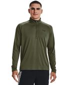 Under Armour Men's Tech 3/4 Zip Long Sleeve 1328495 392 - MARINE OD GREEN/BLACK Pocket