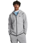 Under Armour Men's Unstoppable Fleece Full-Zip 1379806 011 - MOD GRAY/BLACK Pocket