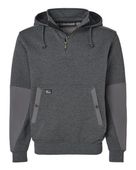 Dri Duck Mission Quarter-Zip Pullover DRI-7349 DARK OXFORD Pocket