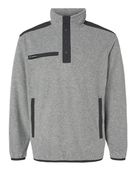Dri Duck Ranger Melange Fleece Pullover DRI-7353 PLATINUM Pocket