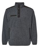 Dri Duck Ranger Melange Fleece Pullover DRI-7353 CHARCOAL Pocket