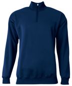 A4 Sprint Fleece Quarter Zip N4282 NAVY Pocket