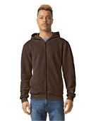 American Apparel Reflex Fleece Unisex Full Zip Hoodie RF497 BROWN Pocket