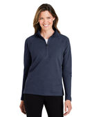 Devon & Jones New Classics Ladies' Charleston Quarter-Zip Jacket DG481WZ NAVY MELANGE Pocket