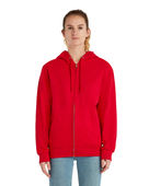 Lane Seven Unisex Premium Full-Zip Hooded Sweatshirt LS14003 RED Pocket
