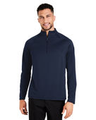 North End Men's Revive Coolcore Quarter-Zip Jacket NE410 CLASSIC NAVY Pocket