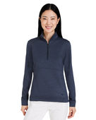 Puma Golf Ladies' Cloudspun Rockaway Quarter-Zip Jacket 535516 NAVY BLAZER Pocket