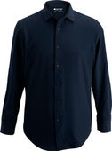Edwards Mens Point Grey Dress Shirt 1972 NAVY AGATE Pocket