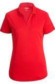 Edwards Ladies' Mini-Pique Snag Proof Polo 5570 RED Pocket