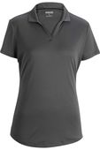 Edwards Ladies' Mini-Pique Snag Proof Polo 5570 STEEL GREY Pocket