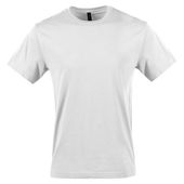 Primease Unisex Signature Tee Cotton Blend 60/40 P4404 WHITE Front