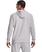 Under Armour Men's Armour Fleece Twist Hoodie 1373354 014 - HALO GRAY/WHITE/BLACK Back