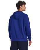 Under Armour Men's Rival Fleece Hoodie 1379757 400 - ROYAL/WHITE Back