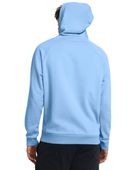 Under Armour Men's Rival Fleece Hoodie 1379757 475 - CAROLINA BLUE/WHITE Back