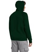 Under Armour Men's Rival Fleece Hoodie 1379757 301 - FOREST GREEN/WHITE Back