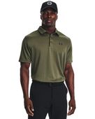 Under Armour Men's Tech Polo 1290140 390 - MARINE OD GREEN/BLACK Pocket