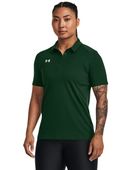 Under Armour Women's Tech Team Polo 1370431 301 - GRN Pocket
