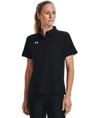Under Armour Women's Tech Team Polo 1370431 001 - BLACK Pocket