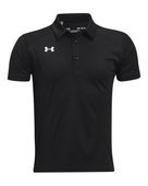 Under Armour Boys' Tech Team Polo 1370439 001 - BLACK Pocket