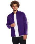 Under Armour Men's Command Warm-Up Full Zip Jacket 1383259 500 - PURPLE/WHITE Pocket