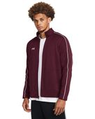 Under Armour Men's Command Warm-Up Full Zip Jacket 1383259 609 - MAROON/WHITE Pocket