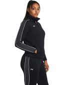 Under Armour Women's Command Warm Up Full-Zip Jacket 1383272 001 - BLACK/WHITE Pocket