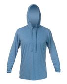 Anetik Low Pro Tech Hooded T-Shirt MVLPRH8 BAHAMA HEATHERED Front