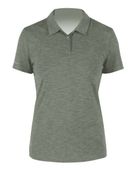 Anetik Women's Breeze Tech Polo WPBRZS1 DARK OLIVE HEATHERED Pocket