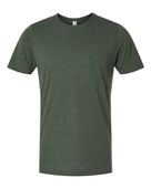 Tultex Combed CVC T-Shirt 602CVC HEATHER FOREST Front