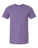 Tultex Combed CVC T-Shirt 602CVC HEATHER DEEP PURPLE Front