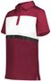 Womens 3-Button, 50+UPF Polo Shirt (Black,Carbon,Cardinal,Sky,Forest,Kelly,Maroon,Navy,White) CARDINAL/WHITE Pocket