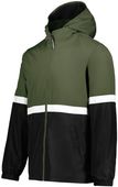 Holloway Youth Turnabout Reversible Jacket 229687 OLIVE/BLACK Pocket