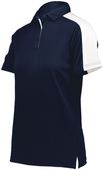 Augusta Ladies Bi-Color Vital Polo 5029 NAVY/WHITE Pocket