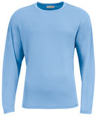 A4 Airflex Long Sleeve Crew N3532 LTBLUE Front