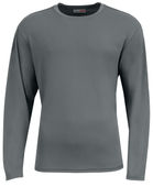 A4 Airflex Long Sleeve Crew N3532 GRAPHITE Front