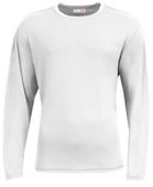 A4 Airflex Long Sleeve Crew N3532 WHITE Front
