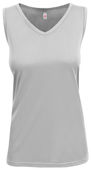 A4 Sprint Athletic Tank Nw2502 SILVER Front