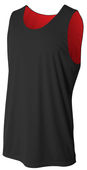 A4 Sprint Jump Reversible Jersey N2390 Outside: BLACK, Inside: RED Front