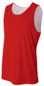 A4 Youth Sprint Jump Reversible Jersey Nb2390 Outside: SCARLET, Inside: WHITE Front